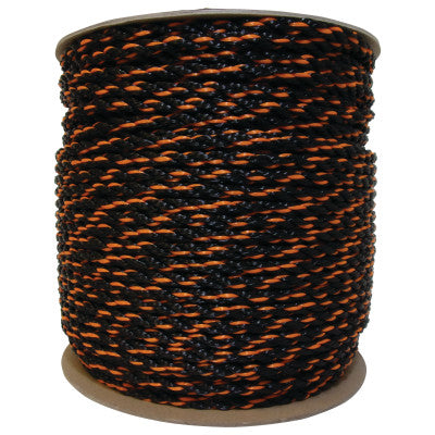 Truck Ropes, 3/8 in x 600 ft, Polypropylene, Orange/Black