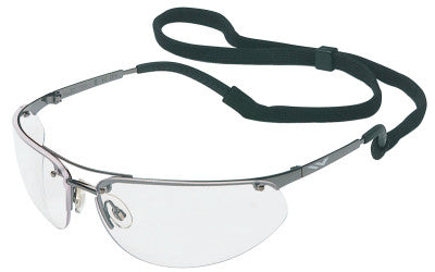 Fuse Eyewear, Clear Lens, Polycarbonate, Hard Coat, Gunmetal Frame, Metal