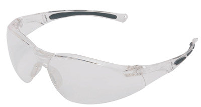 A800 Series Eyewear, Clear Lens, Polycarbonate, Hard Coat, Clear Frame