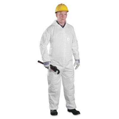 PosiWear BA Coveralls, White, 2X-Large