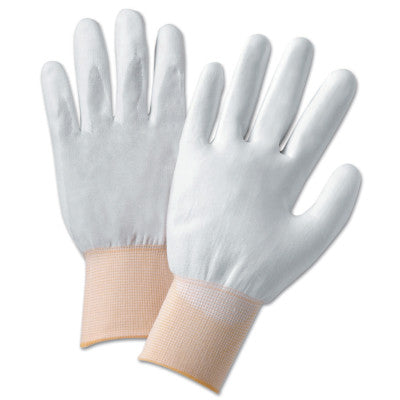 Polyurethane Coated Gloves, X-Large, White