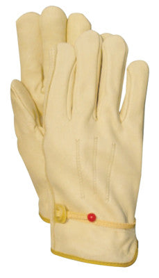 Full Leather Driver Gloves, Cowhide, Large