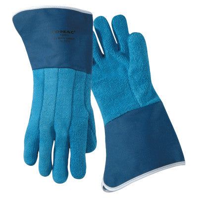 Jomac Blue Terry Cloth with Duck Cuff Sleeve, Large, Blue