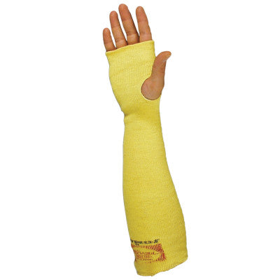 Kevlar Sleeves, 18 in Long, 18 in, Yellow