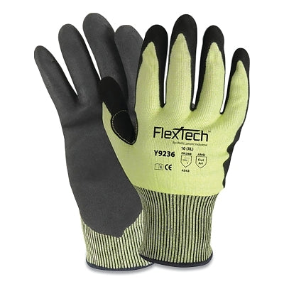 HI-VIZ  ANSI CUT LEVEL A4  SANDY NITRILE PALM