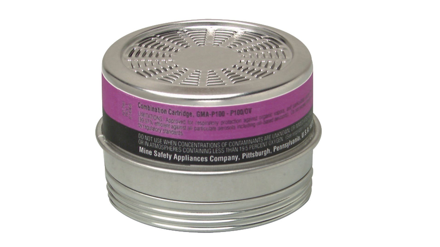 Comfo Respirator Cartridge/Filter, Organic Vapors, P100