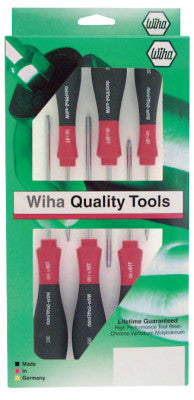 SoftFinish Screwdriver Sets, Torx, 6 Piece