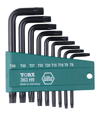 7-PC. TORX L-KEY SET W/PLASTIC HOLDER T6-T