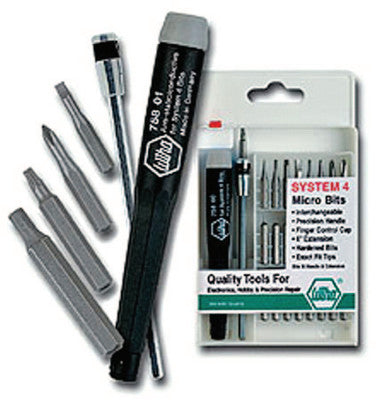 Micro Bit Compact Precision Tech Sets, Slotted; Phillips; Torx; Hex