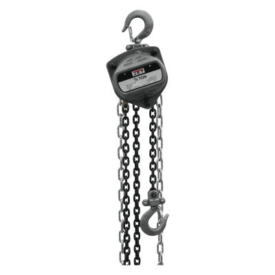 S-90 Series Hand Chain Hoist, 1/2 ton Cap., 10 ft Lifting Ht., 1 Fall, 58 lbf