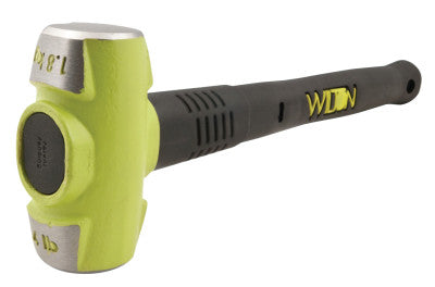 B.A.S.H Unbreakable Handle Sledge Hammer, 4 lb Head, 12 in Ergonomic Handle