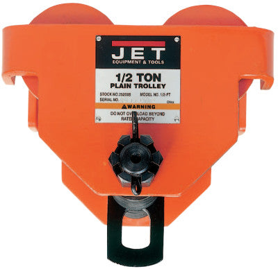 PT Series Plain Trolley, 1/2 Ton, 2 1/2" - 8" Beam Width