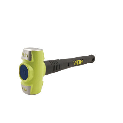 B.A.S.H Unbreakable Handle Sledge Hammer, 6 lb Soft-Face Head, 24" Ergo Handle