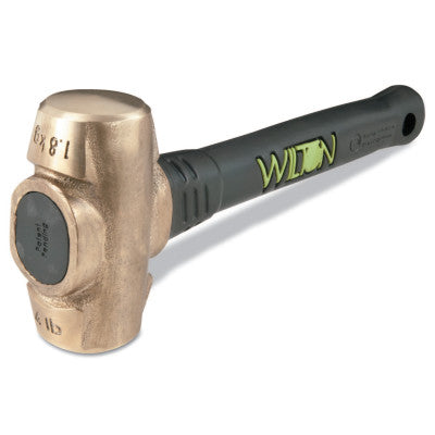 B.A.S.H Unbreakable Handle Brass Sledge Hammers, 12 in, 4 lb, Unbreakable Handle