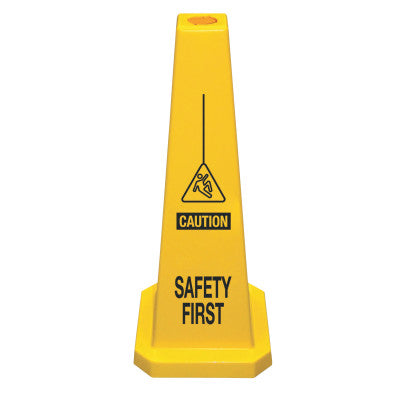 Lamba Safety Cone, Safety First, Yellow