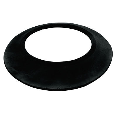 Channelizer Drum Ring Base, 22.5 in, Recycled Tire Rubber, Black