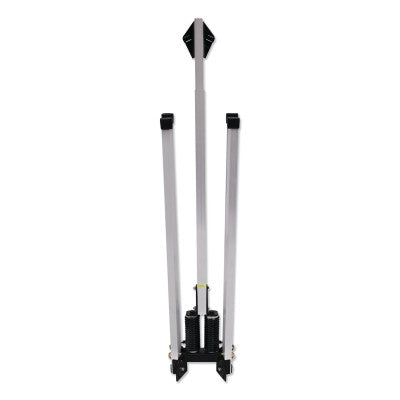 QUADRA FLEX Dual Spring Sign Stands, Gray/Black, 14 in H