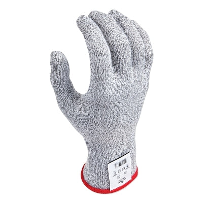 UNCOATED CUT RESISTANTHPPE GRAY KNIT GLOVE