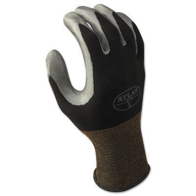 370 Gloves, Nitrile Coated, 6; Small, White/Grey