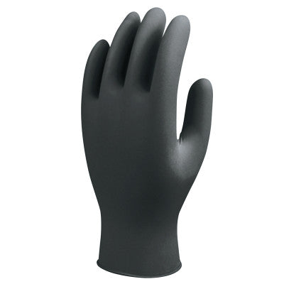 7700 Series Nitrile Gloves, Nitrile, 4 mil, X-Large, Black