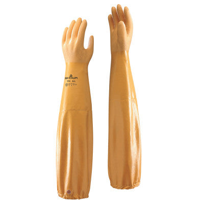 ATLAS 772 Nitrile Gloves, Medium, Yellow