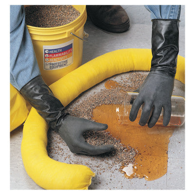 Butyl II Chemical-Resistant Gloves, SiZe 8, Black