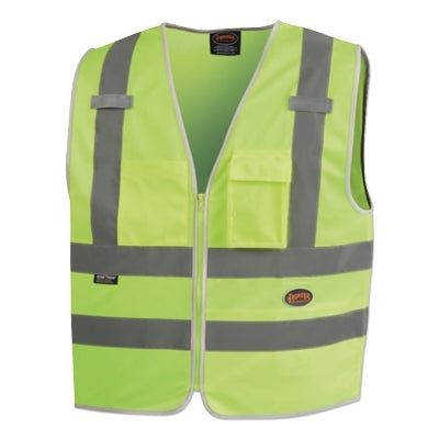 6856U GREEN SAFETY TRICOT VEST