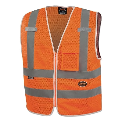 6853U ORANGE SAFETY MESHVEST