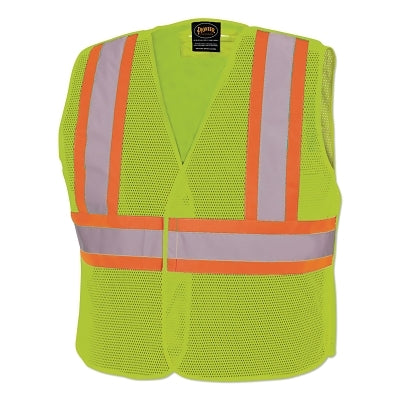 598U HV YELLOW MESH VESTS/M