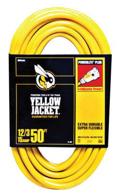 Yellow Jacket Power Cord, 50 ft