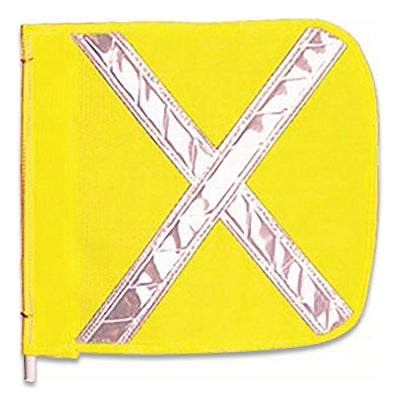 WRNG WHIP REPL FLAG16"X16"YELWHT XNYLON MESH