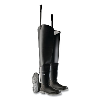 HIP WADER BLACK PLAIN TOE
