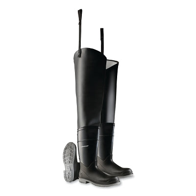 HIP WADER BLACK STEEL TOE