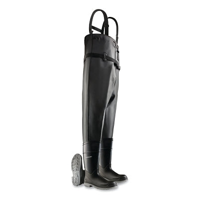 CHEST WADER BLACK STEELTOE