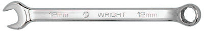 12 Point Full Polish Combination Wrenches, 3/8 in Opening, 6 in