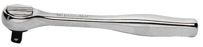 1/4" Drive Ratchets, Round, 4 3/4 in, Chrome, Contour Grip