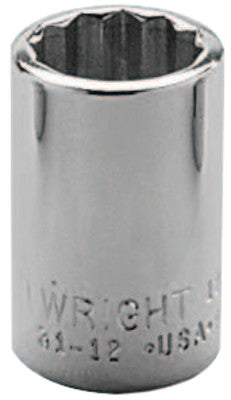 3/8" Dr. Standard Sockets, 3/8 in Drive, 22 mm, 12 Points