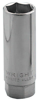 3/8" Dr. Spark Plug Sockets, 3/8 in Drive, 13/16 in, 6 Points