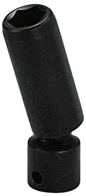 3/8" Dr. Universal Deep Impact Sockets, 3/8 in Drive, 1/2 in, 6 Points