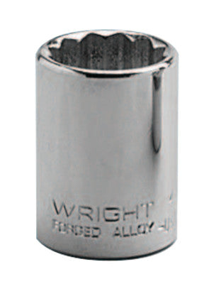 1/2" Dr. Standard Sockets, 1/2 in Drive, 3/8 in, 12 Points