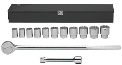 13 Piece Standard Socket Sets, 3/4 in, 12 Point