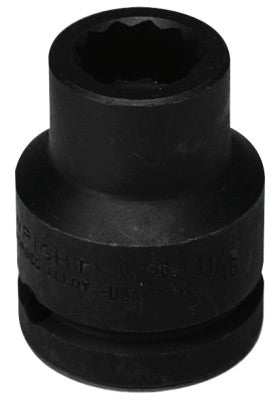 3/4" Dr. Standard Impact Sockets, 3/4 in Drive, 1 5/16 in, 6 Points