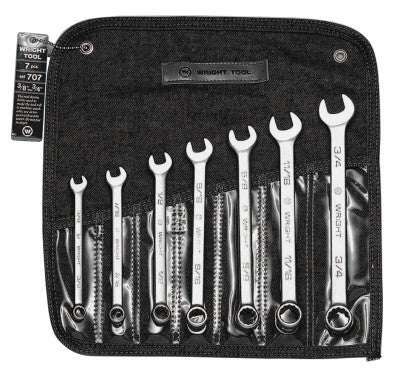 7 Pc. Combination Wrench Sets, 12 Points, Inch