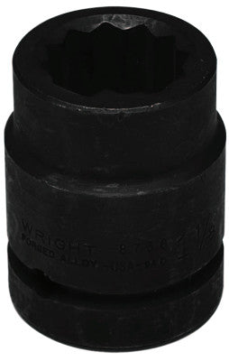 1" Dr. Standard Impact Sockets, 1 in Drive, 26 mm, 6 Points