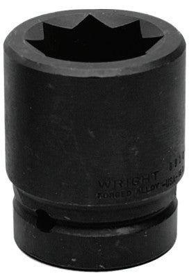8 Point Double Square Impact Railroad Sockets, 1 in Drive, 1 1/2 in, 8 Points