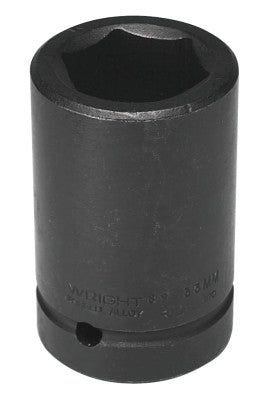 1" Dr. Standard Impact Sockets, Deep, 1 in Drive, 33 mm, 6 Points