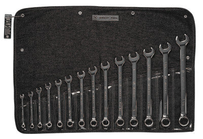 14 Pc. Combination Wrench Sets, 12 Points, Inch, Full Polish