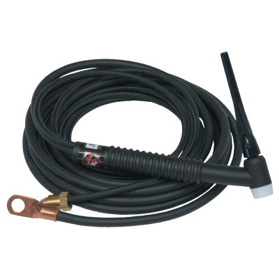 150 Amp Air Cooled TIG Torch, Flexible Head, 4 7/8 in, Two-Piece 12.5 ft Cable