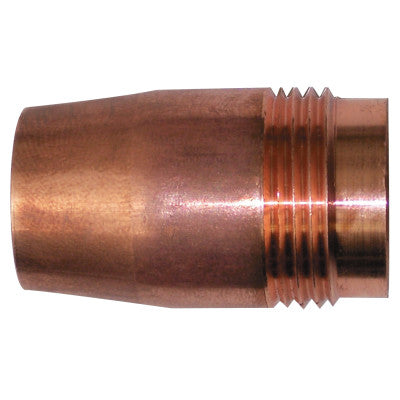 MIG Gun Nozzles, 1/2 in Bore, Flush, For Miller M25/25M, M40/40AL & Hobart Guns