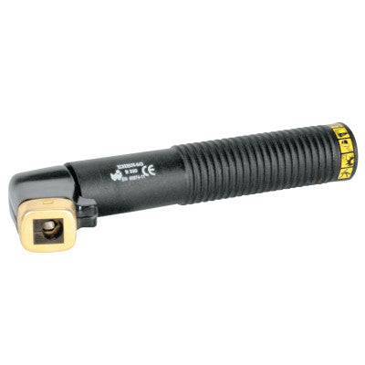 Electrode Holders - Stub Type, 400 A, Brass, For 1/0 Cable, 5 mm Cap., 8.78 in L